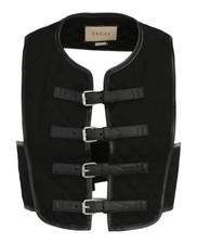 Gucci Mens Quilted Gabardine Gilet