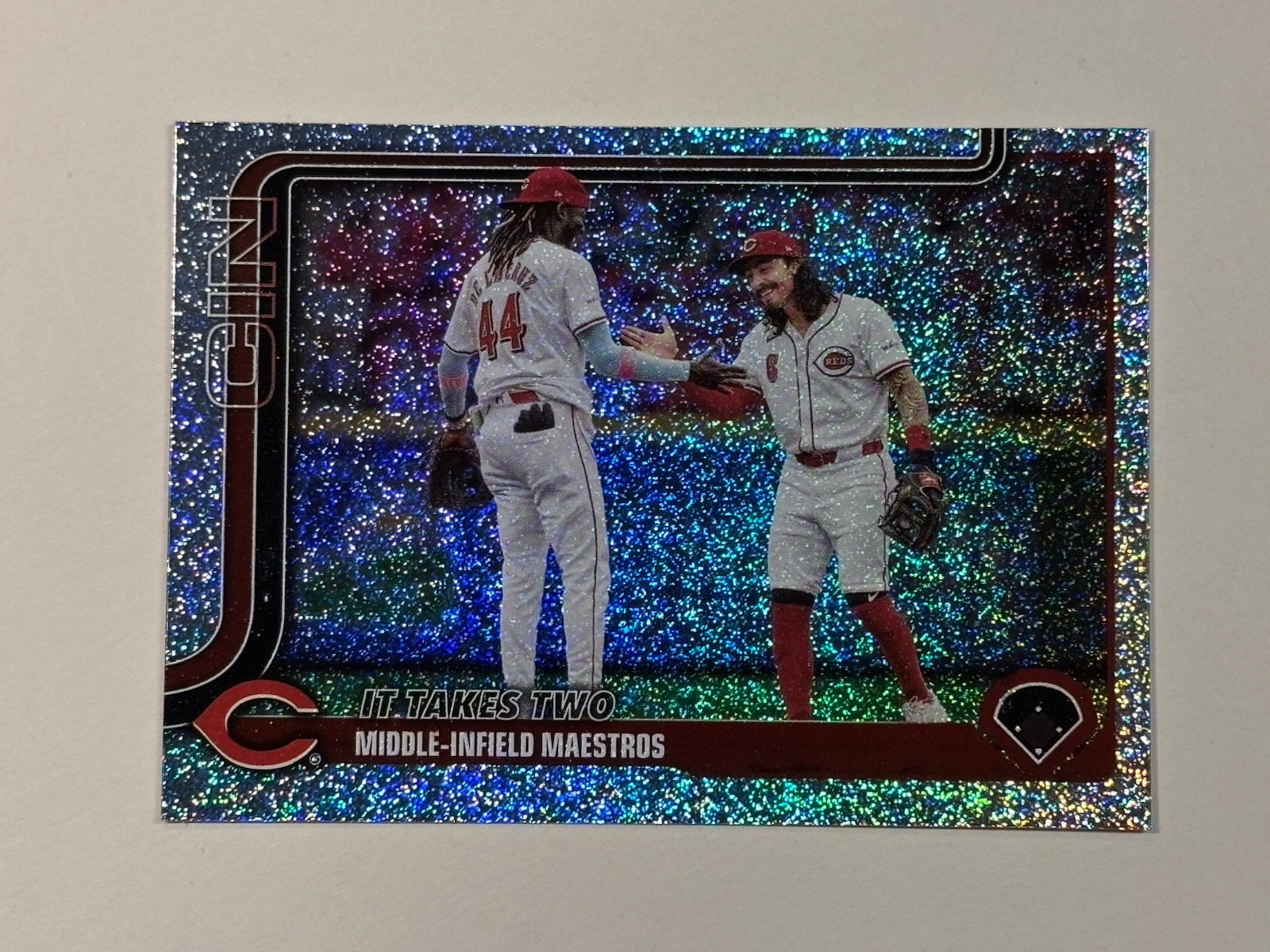2025 Topps Sandglitter Foil #295 Elly De La Cruz Jonathan India Cincinnati Reds