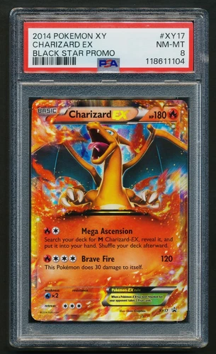 Charizard EX XY17 Black Star Promo Holo Pokémon 2014 XY PSA 8 NM-MT