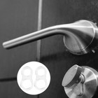 10 Stück transparente Türstopperringe Türstoßstangen-Wandschutz