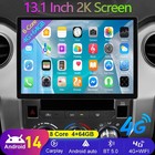 13.1" 2K Display For Toyota Tundra 2014-2021 64G Android 14 CarPlay Radio Stereo
