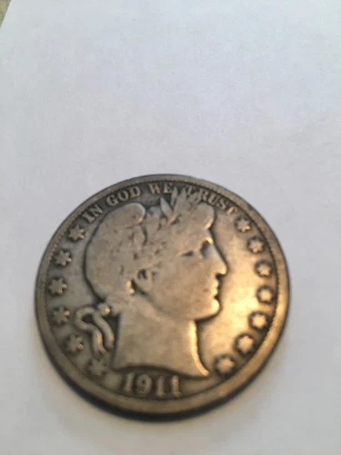 1911 barber half d g/ vg