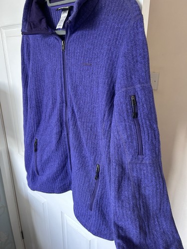 Patagonia Women’s Large Purple Fleece Jacket Good Condition - Picture 7 of 9