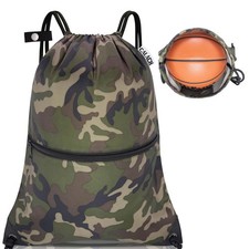 Draw String Back Bag Large Gym Sports String Backpack For Men And Women With Fro