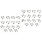  15 Stück 1100ml Quadratische Einweg-Grillplatte aus Alufolie Party-Grillplatte