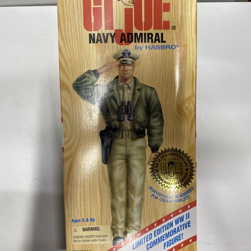 GI Joe 50th. Figura Almirante de la Marina Segunda Guerra Mundial 12 pulgadas Edición Limitada #29544 Leer - Imagen 19 de 21