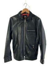 Schott Riders Jacket Single Rider M Cowhide Black 3121005 Plaid Lined Used