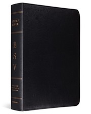 	ESV Study Bible Bonded Leather Black	