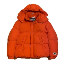 New Diesel Big Logo D Oversize Puffer Jacket