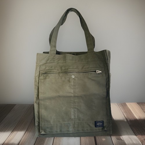 POTER YOSHIDA Draft Totebag UNISEX Oliv.Seltener Stoff