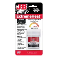 J-B Weld 37901 ExtremeHeat High Temperature Resistant Metallic Paste - 3oz