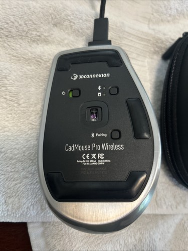 Used 3Dconnexion CadMouse Pro Wireless 3DX-700062 READ TESTED NO USB ADAPTER - Photo 2/7