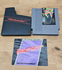 Vtg Friday the 13th game with sleeve & manual. NES 1989 