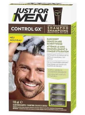 Just For Men Control GX Shampooing colorant homme pour cheveux, Réduit... - Photo 1/4