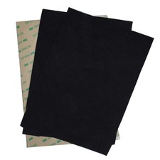 Stick-on Suede Friction-reducing Dance Soles for, Easy pivoting and Black