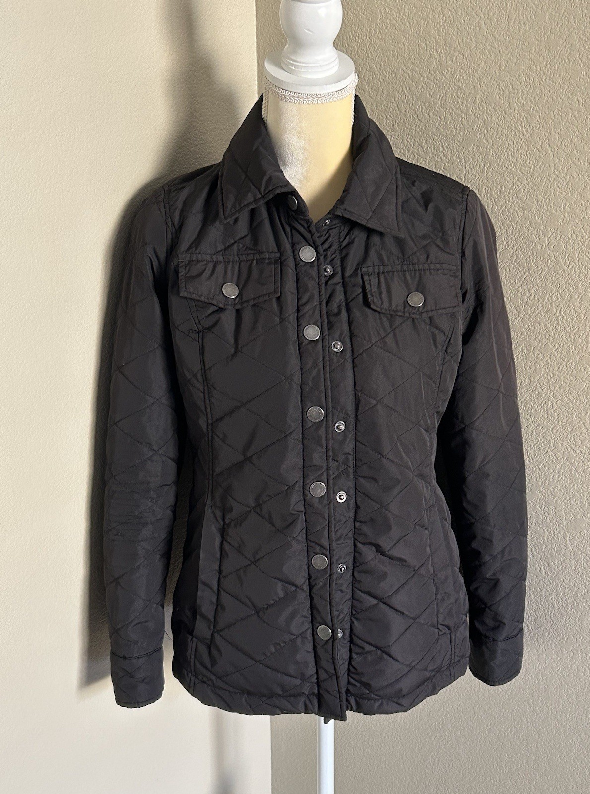 Pendleton  Black Quilted Utility Black Jacket Siz… - image 1