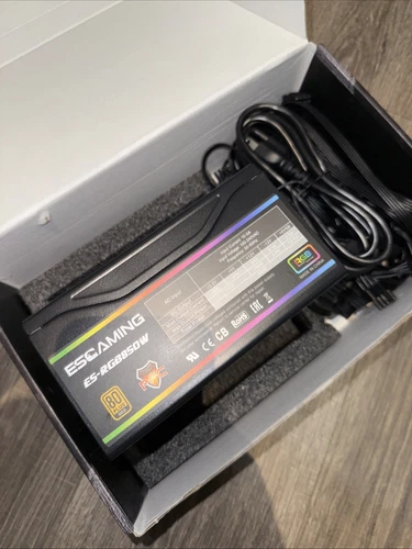EdGaming RGB 850 Watt ATX  Power Supply 80+ Gold, RED-850W