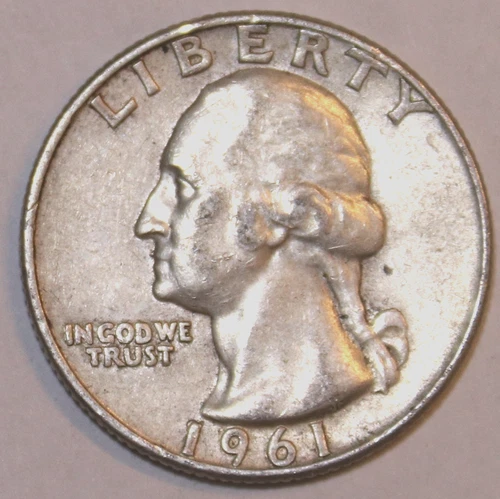 1961-D Washington Quarter - 90% Silver - Extra Fine - #0516EA
