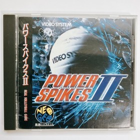 SNK NEOGEO CD NCD Power Spikes II 2 Geo Geo Video Game Japan Import