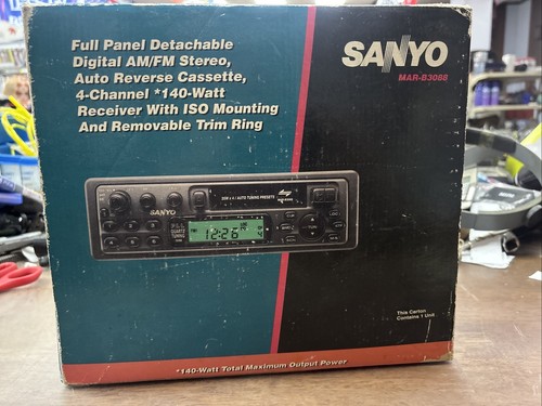 Sanyo Mar-B3088 Detachable Digital Am/FM Stereo 4-Channel NEW VINTAGE (B-25) - Picture 16 of 21