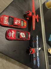 Bill Elliot  Earnhardt Budweiser Racing Plane Bank/Biplane NASCAR  ChampionsB022