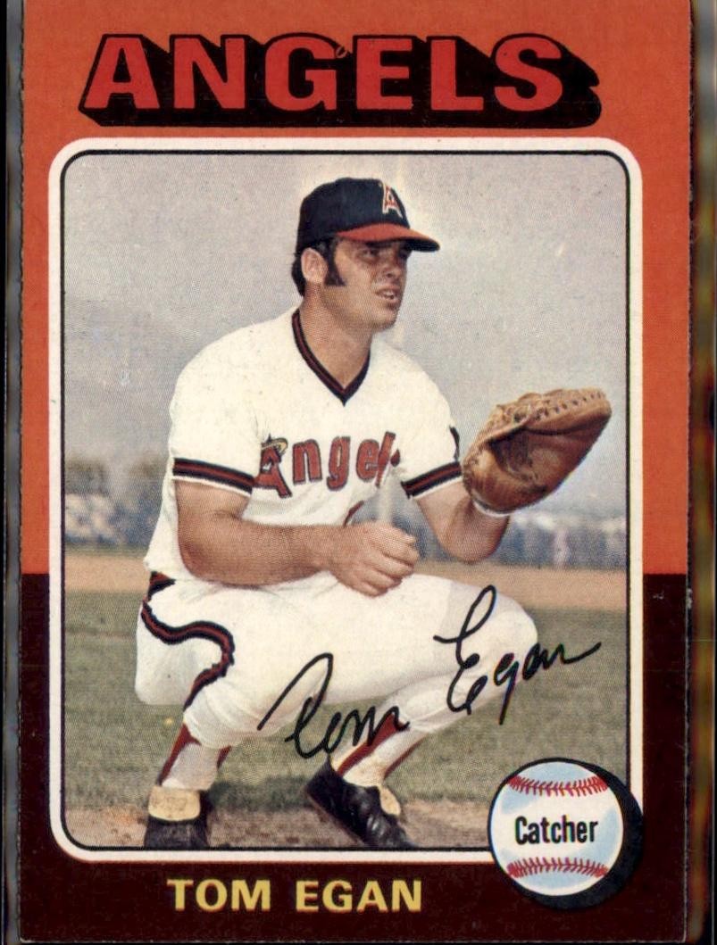 1975 Topps Tom Egan #88 California Angels