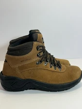 Earth Shoes Suede Waterproof Hiking Boots W-8.5- M-6.5 Pre-Owned