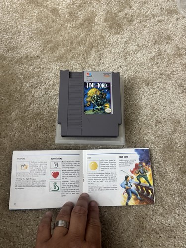 Time Lord (Nintendo NES, 1990) Cartridge & Instruction Manual Tested & Authentic - Picture 5 of 11