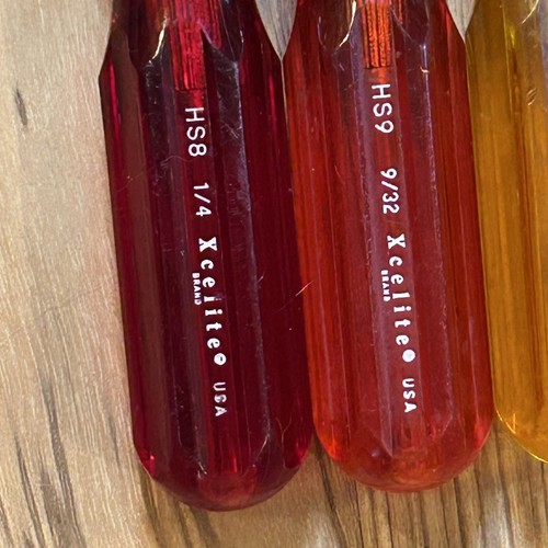 Xcelite HS618 7-teiliges Hohlwellen-Mutterndreher-Set SAE Hergestellt in den USA 7er-Set - Bild 4 von 12