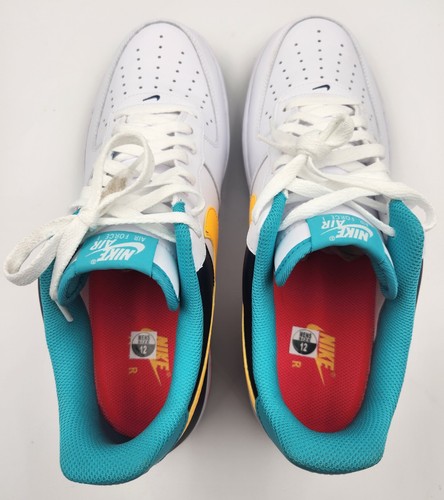 Nike Air Force 1 '07 Mens Size 12 Shoes Sneakers Athletic 90s Neon HF4849-100 - 第 5/11 張圖片