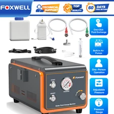 FOXWELL RT1000 Brake Fluid Bleeder Machine Kit Vacuum Pressure Bleeder Exchanger