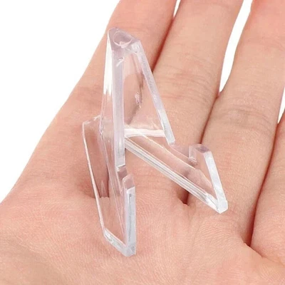 Clear Acrylic Trading Card Stands for Coins Sports Cards Display Holder - Image 1 of 4