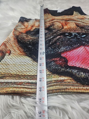 NUEVA Camiseta sin mangas Ryde Out para hombre XLT Pug perro sin mangas Popover informal Camiseta de verano - Imagen 5 de 5