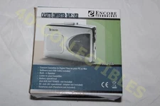  Encore Technology Cassette Converter to MP3 USB Tape to Digital Audio Converter