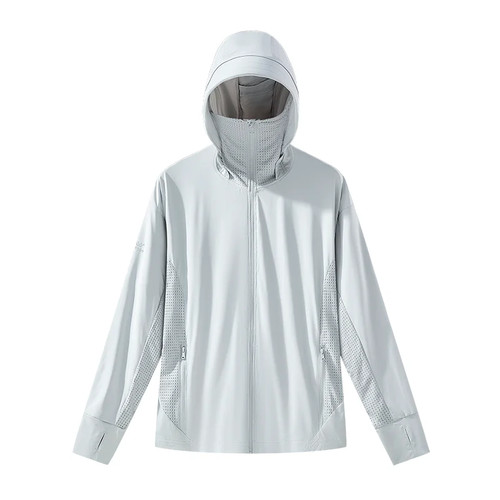 Unisex Quick Dry Anti-UV Windbreaker Jacket Summer Sun Protection Outdoor Coat - Bild 13 von 17