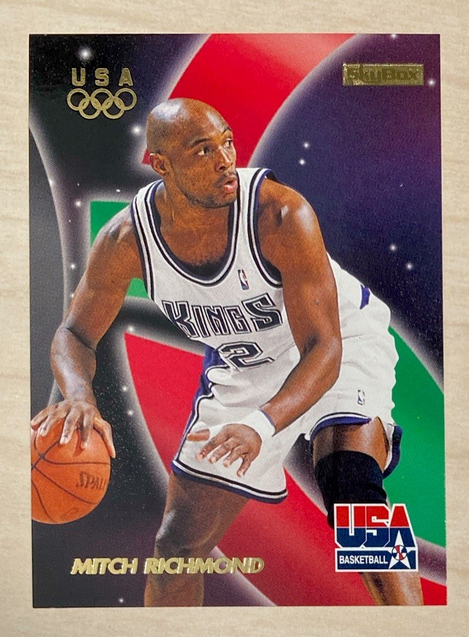 MITCH RICHMOND - 1996 SkyBox USA - WRAPPER EXCHANGE #70 - USA BASKETBALL