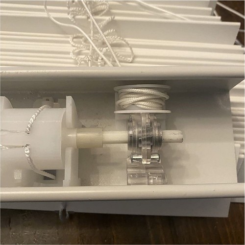 Persianas metálicas varilla hexagonal mecanismo de inclinación listón persiano veneciano repuesto - Imagen 6 de 11