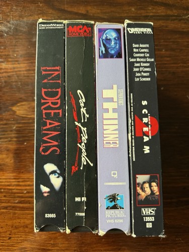 VHS Horror Lot Used Cat People, Scream 2, Thinner, In Dreams See Description - Picture 4 of 7