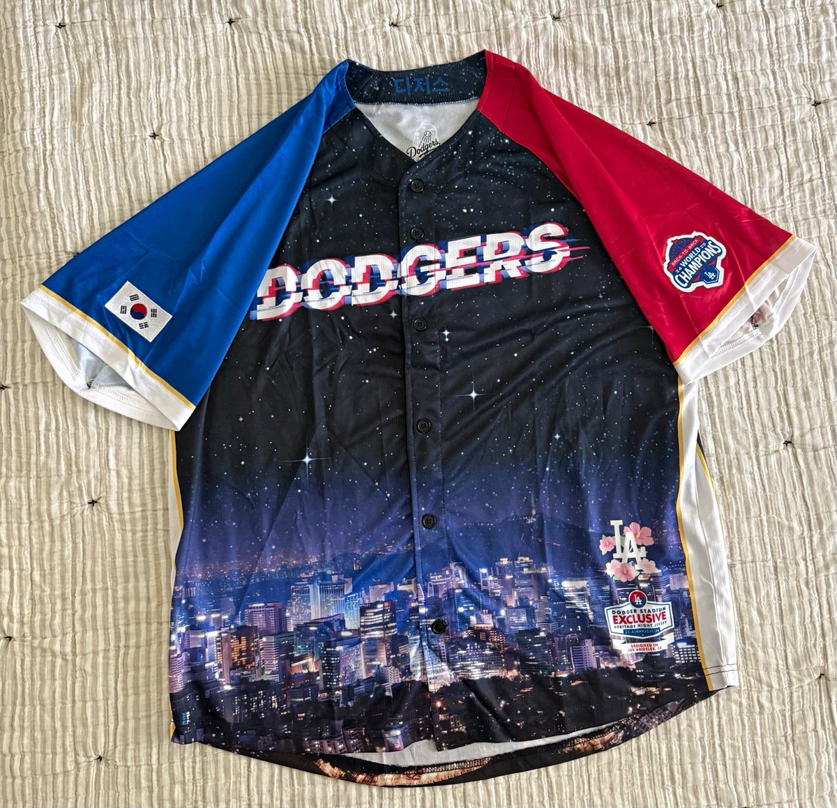 Dodgers ドジャース サッカージャージ ユニフォーム 限定版 サイズXL Dodgers Stadium Exclusiveサッカージャージ XL Dodgers Stadium