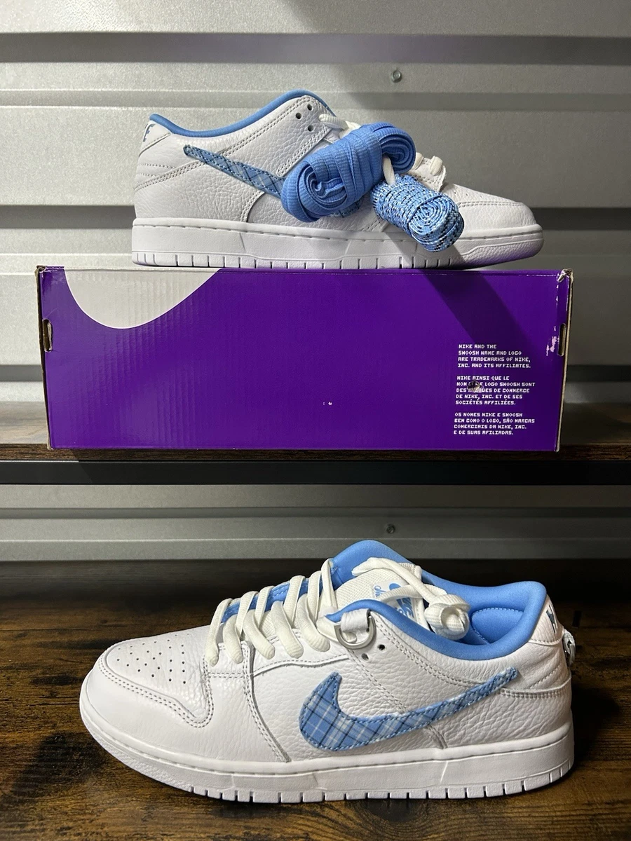 Nike Nicole Hause x Dunk Pro SB Low White University Blue for Sale