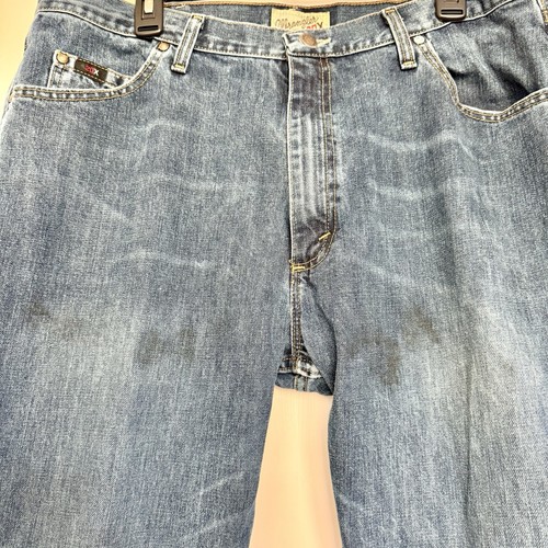 Jeans Wrangler 20X Para Hombre 38x32 Azul Denim Competición Vaquero Estilo Occidental 01 - Imagen 2 de 18