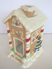 Yankee Candle Porcelain Gingerbread Tea Light or Votive Candle Holder 6" High