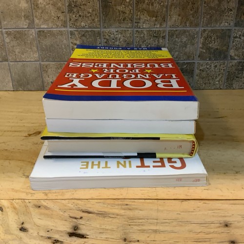 Posten 4 Geschäftsbücher Kommunikation Körpersprache Investieren Produktivität Organisieren - Bild 15 von 16