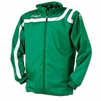 Uhlsport Progressiv Rain Jacket - Green/white - Size: Xs Uhlsport Progressiv Rain Jacket - Green/white - Size: Xs