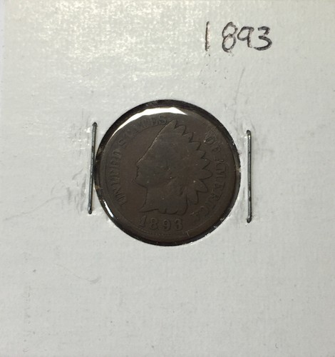 1893 Philadelphia Mint Indian Head United States One Cent 1c - Picture 3 of 4