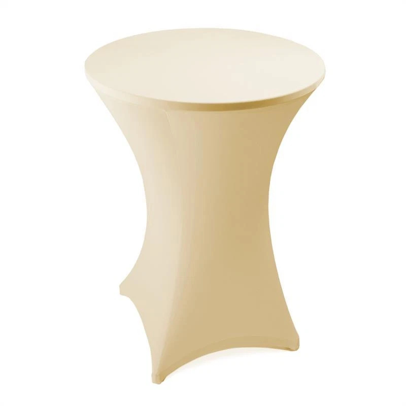 Stehtischhusse Stretch Stehtisch Ø 60 cm Husse Tisch Hussen Bistrotisch Uni - Bild 3 von 4