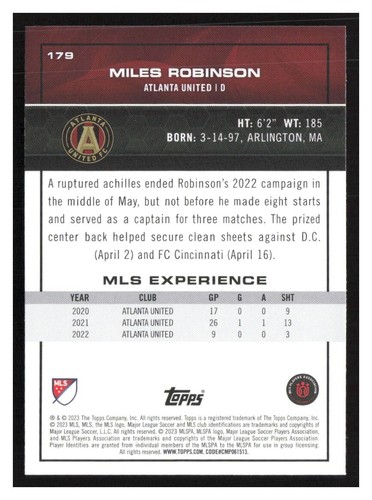2023 Topps MLS base cards 1-200 w/ Variants Pick your Card(s) Complete your set - Picture 374 of 424