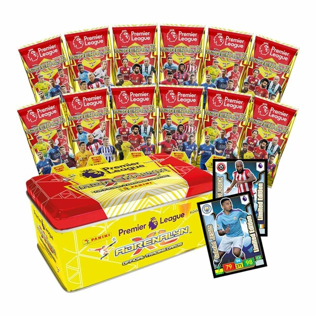 Panini Premier League 2019/20 Adrenalyn XL Classic Trading Cards Tin