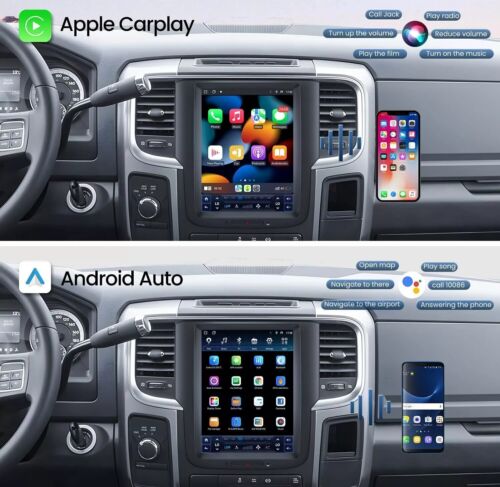 10.4" Android 13 Car Radio Stereo for 2013-2018 Dodge RAM CarPlay GPS Navigation - Picture 13 of 23