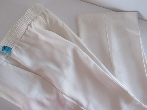 JOIE Womens size 6 Ivory Polyester Front Pockets Straight Leg Dress/Casual Pants - Picture 16 of 17